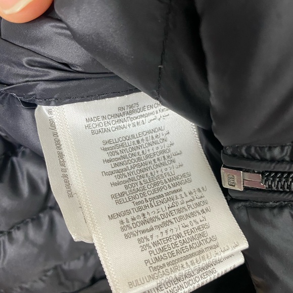 BCBGeneration Ultra Lightweight Packable Down Black Jacket size M - Picture 6 of 6